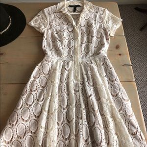 BCBG MaxAzria eyelet dress